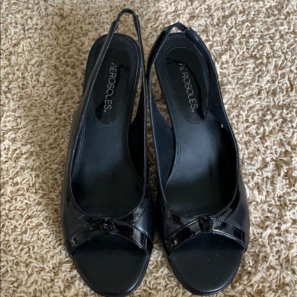 Aerosoles black heels